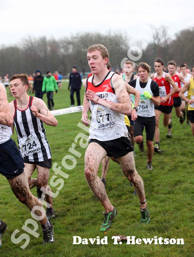 Calum Johnson (Gateshead Harriers), under-20s during the 2012 McCain Liverpool Challenge.